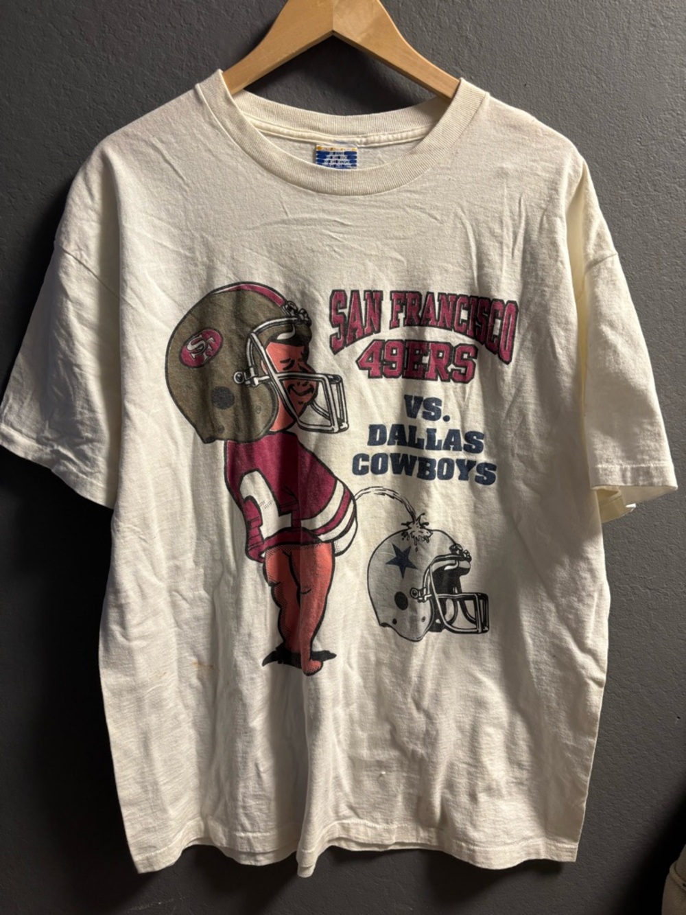 Vintage San Francisco 49ers Shirt Mens Xl NFL Football Vs Cowboys Single Stitch
